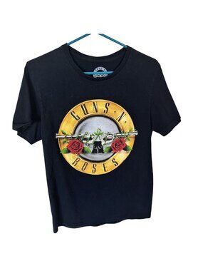 Guns N Roses Tour 2021 T Shirt  Black  M  100% Cotton Womens Band T